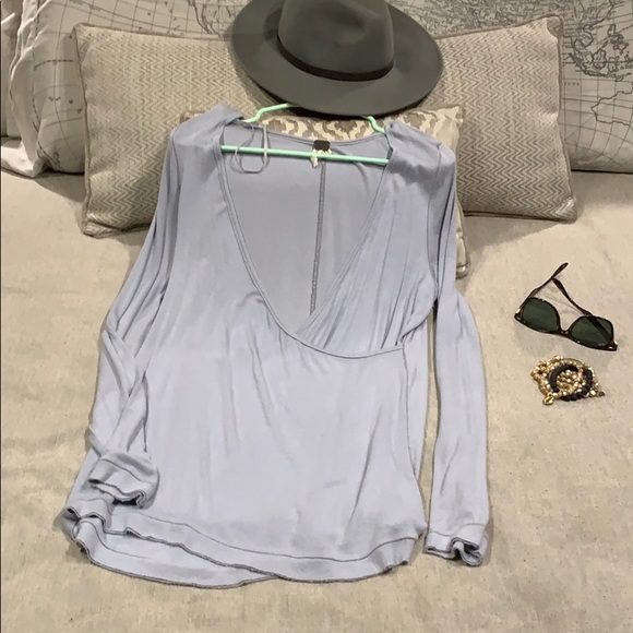 🌅Free People Clingy Super Love cut Long sleeves T - Picture 11 of 16